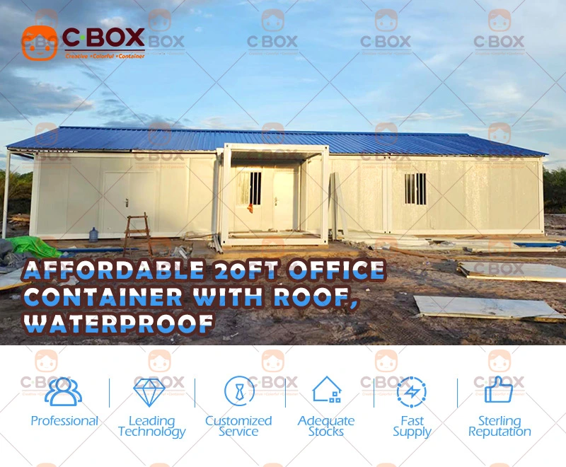 container house with roof