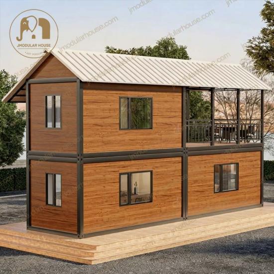 prefab two story flat pack home