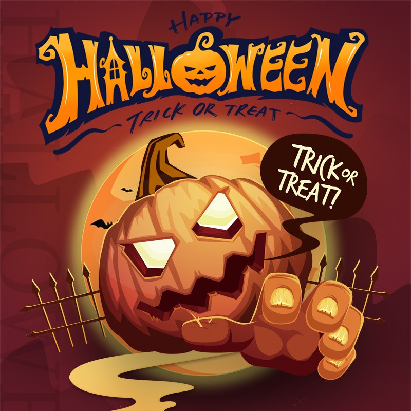Semoga Anda mendapatkan Halloween yang Menakutkan!