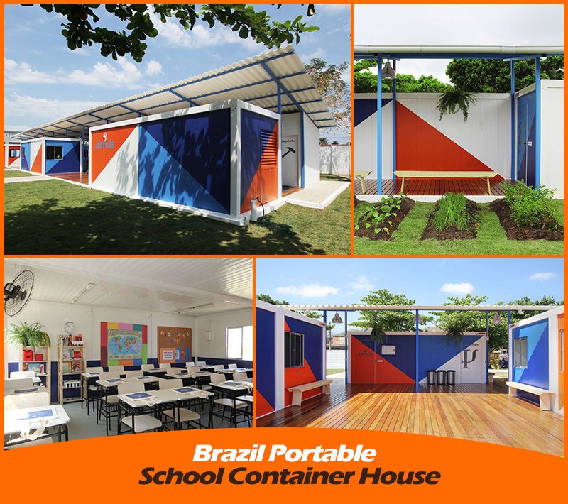 CBOX: Rumah Kontainer Sekolah Portabel Brasil