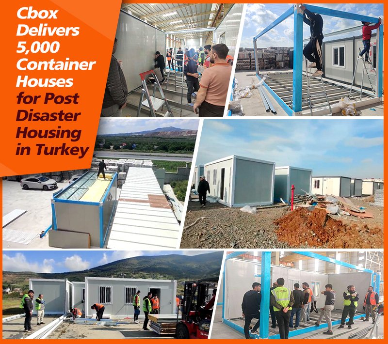 Cbox Mengirimkan 5.000 Rumah Kontainer untuk Perumahan Pasca Bencana di Turki